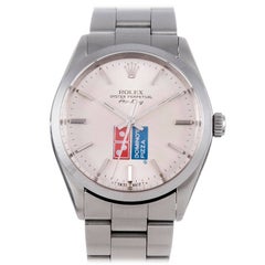 Rolex Stainless Steel Domino's Pizza Logo Dial Air King Wristwatch, circa 1980s