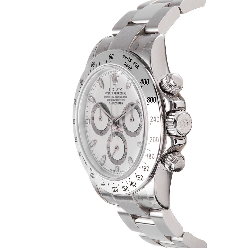 Rolex "The Whale" Stainless Steel Daytona Chronograph Wristwatch circa 2004