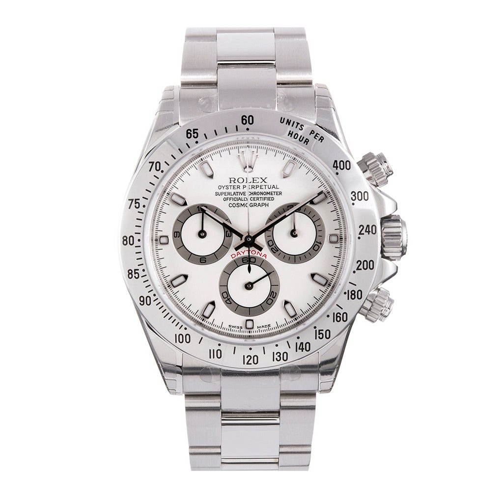 Rolex "The Whale" Stainless Steel Daytona Chronograph Wristwatch circa 2004