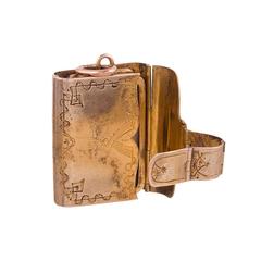 Victorian Gold Book Locket