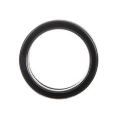 3.86 Carat Emerald Cut Diamond & Onyx Eternity Band