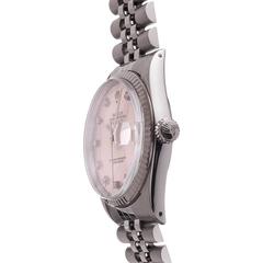 Rolex Datejust with Silver Diamond Dial Circa 1984