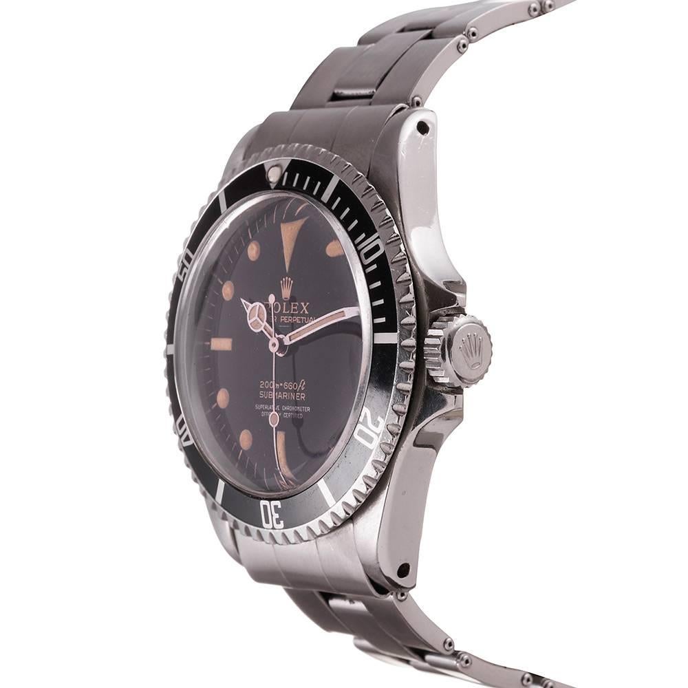 “This is a very special watch”- Josh Bonifas… Gilt dial Submariners are leading the popularity charge among vintage Rolex sport models and this piece offers plenty of conversation points: the gilt dial is glossy, mint and absolutely beautiful, with