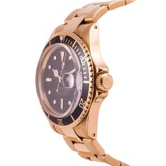 Rolex Yellow Gold Submariner Wristwatch Ref 1680