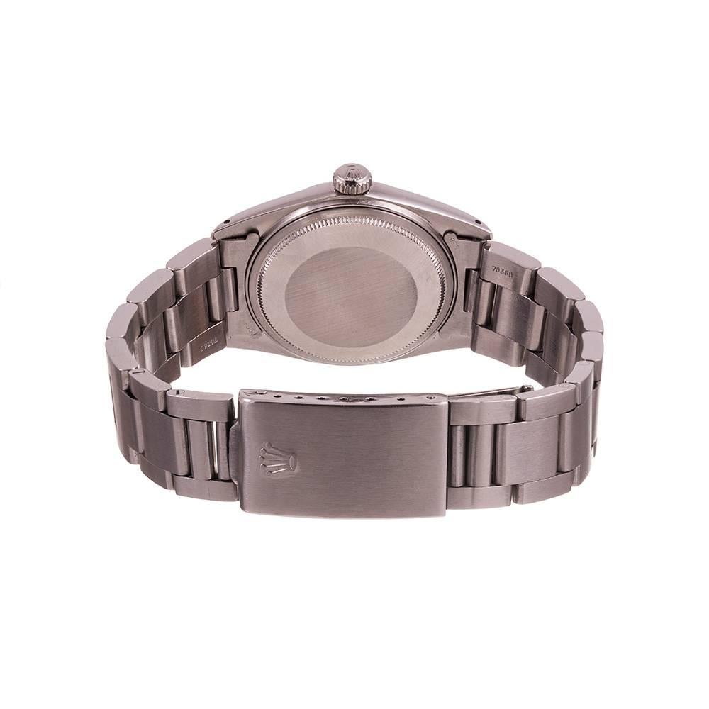 Men's Rolex Stainless Steel Datejust Wristwatch Ref 1601 
