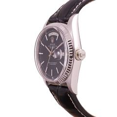 Rolex White Gold Spanish Day Wheel Wristwatch Ref 1803