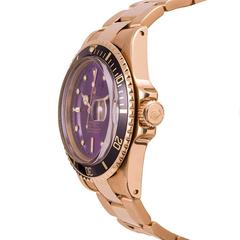 Rolex Yellow Gold Submariner Tropical Intense Color-Change Dial Wristwatch