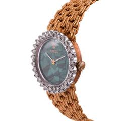 1970s Rolex “Malachite Mosaic” Lady Wristwatch