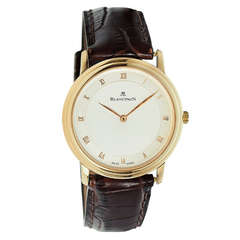 Blancpain Yellow Gold Villeret Ultra-Slim Wristwatch Circa 2012