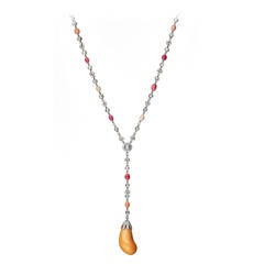 One-of-a-kind magnificent Melo pearl necklace, Hamilton