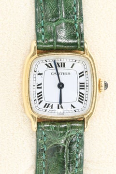 Vintage Cartier Chambord 18k Yellow Gold Watch Ref 10715
