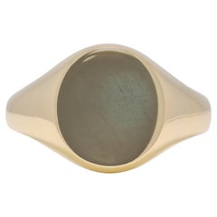 Zeitloser 14,76g Siegelring aus 18k Gelbgold