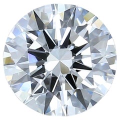Diamant exquis de 1,01ct de forme ronde naturelle - certifié IGI