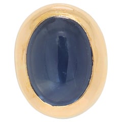 Exquisiter 0,08ct Saphir-Anhänger in 18K Gelbgold