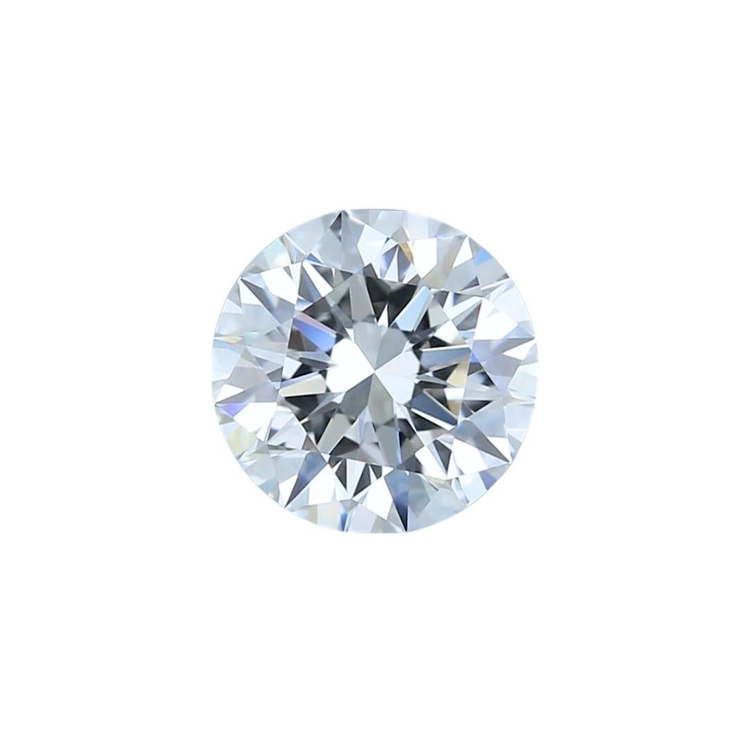 Abbagliante diamante a forma rotonda con taglio ideale triplo eccellente da 1.16 carati - certificato IGI in vendita 4