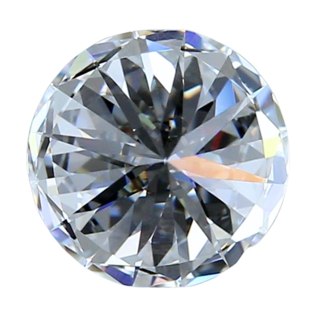 Abbagliante diamante a forma rotonda con taglio ideale triplo eccellente da 1.16 carati - certificato IGI in vendita 1