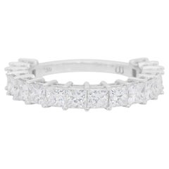 Elegante Anillo de Diamantes Naturales de 2,88ct en Oro Blanco de 18k - Certificado IGI