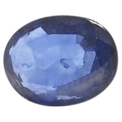 Classic 0.76ct Oval Blue Sapphire Loose Gemstone
