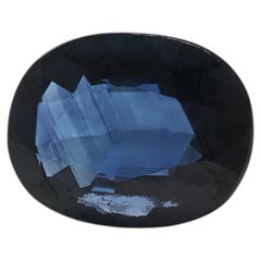 Deep Blue 1.4ct Oval Sapphire Loose Gemstone