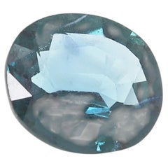Elegant 1.43ct Oval Greenish Blue Sapphire Loose Gemstone with NGI Certificate