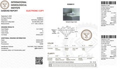 0.41 Carat IGI Certified Natural Diamond Round Brilliant
