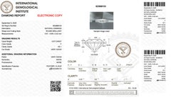 0.67 Carat IGI Certified Natural Diamond Round Brilliant
