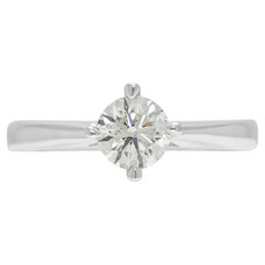 Elegant Mayson Jewellery 0.61ct Natural Diamond Cathedral Solitaire Ring