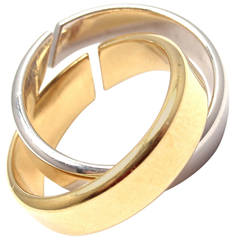 Hermes Double Band Gold Ring