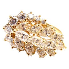 Piaget Diamond Gold Cocktail Ring 10