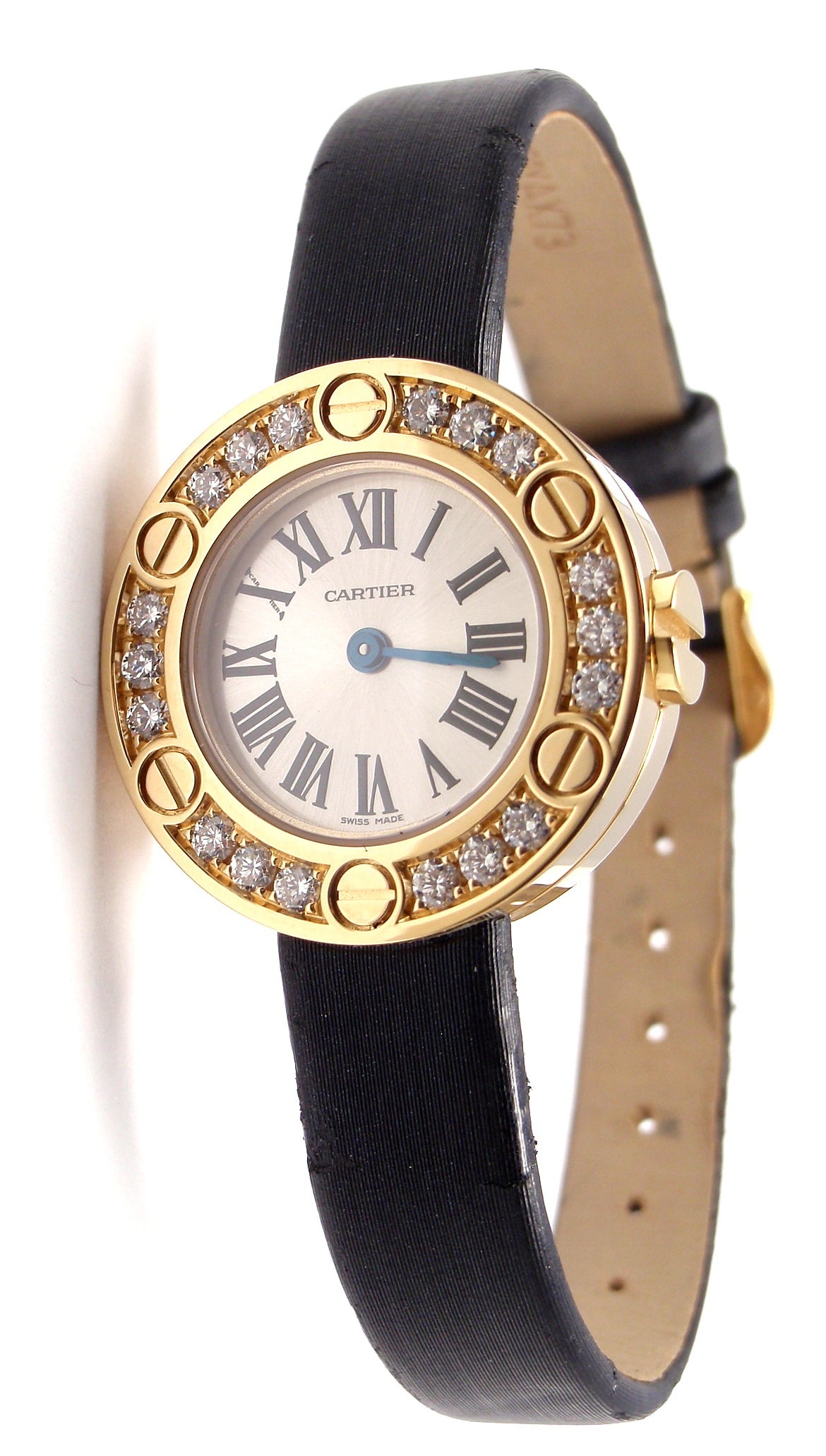 Cartier Lady's Yellow Gold and Diamond Love Wristwatch