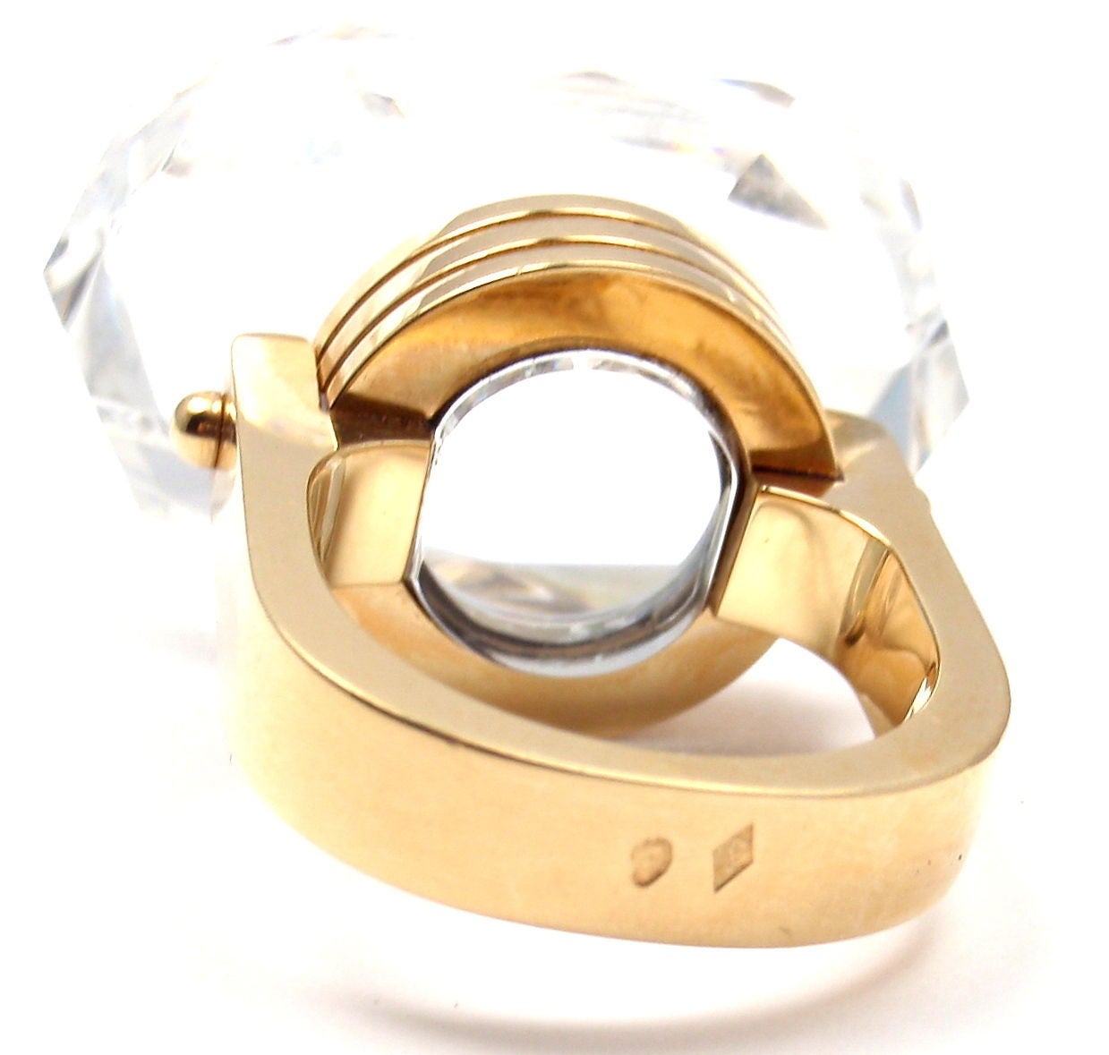 Baccarat The Bouchons de Carafe Yellow Gold Ring 1
