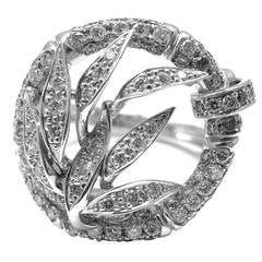 Carrera Y Carrera Bambu Diamond Gold Ring