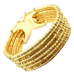 Ilias Lalaounis Helen of Troy Five Row Gold Bead Bracelet