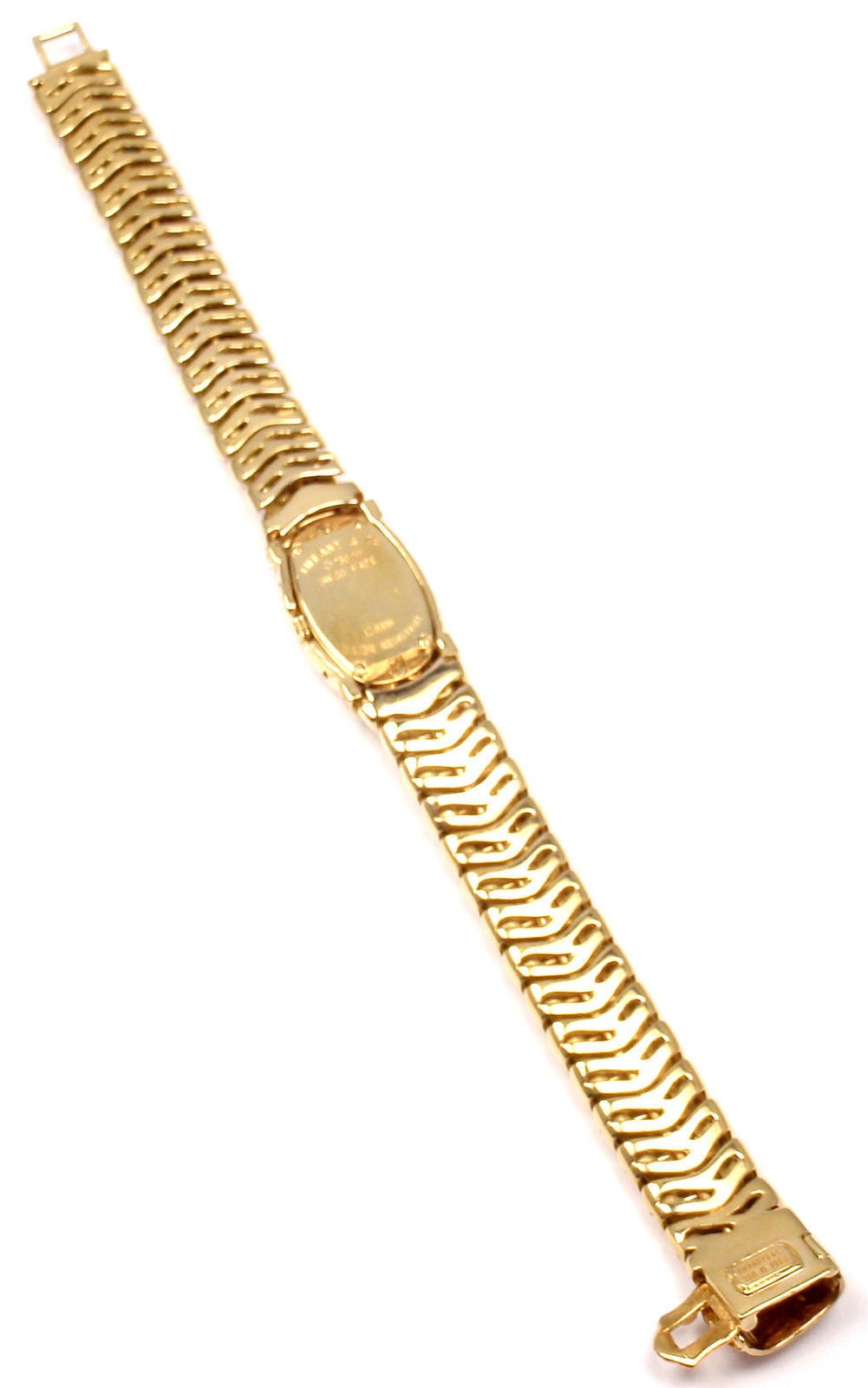 Tiffany & Co. Lady's Yellow Gold Diamond Basket Weave Quartz Wristwatch 1