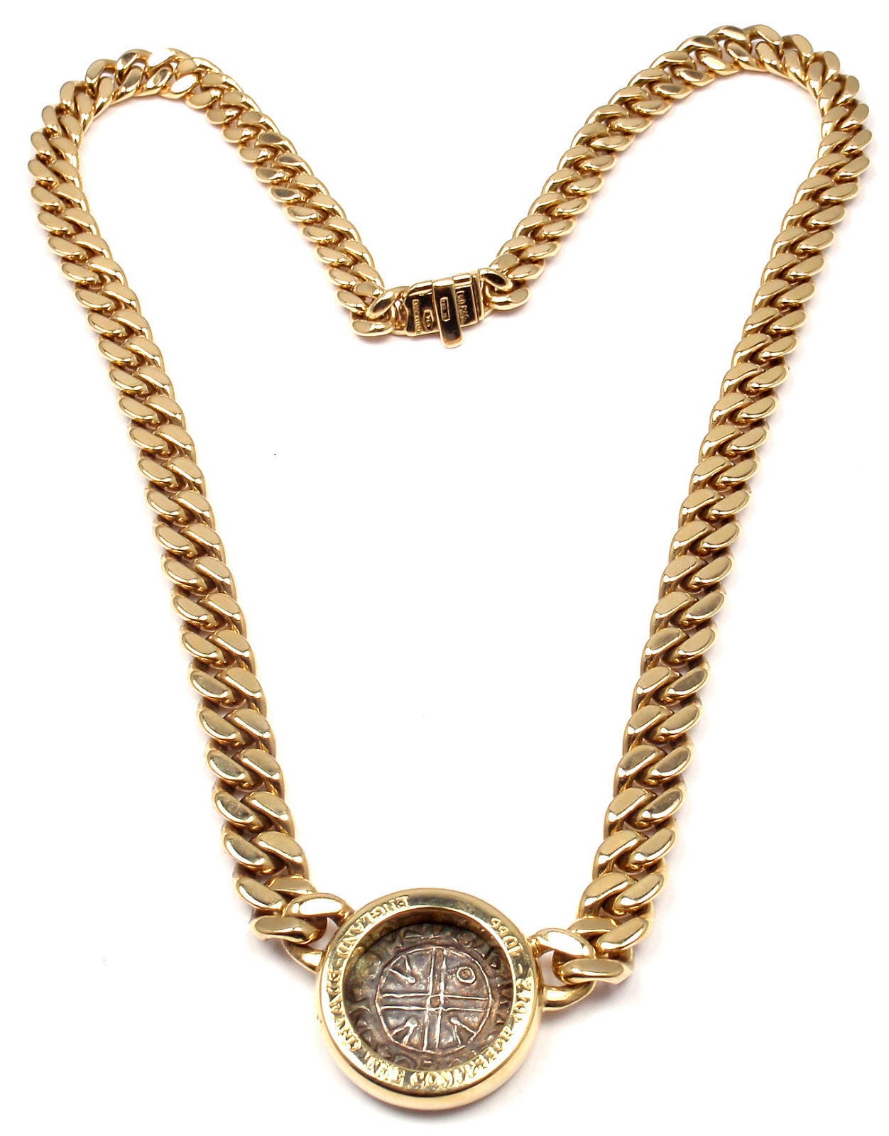 bulgari coin necklace