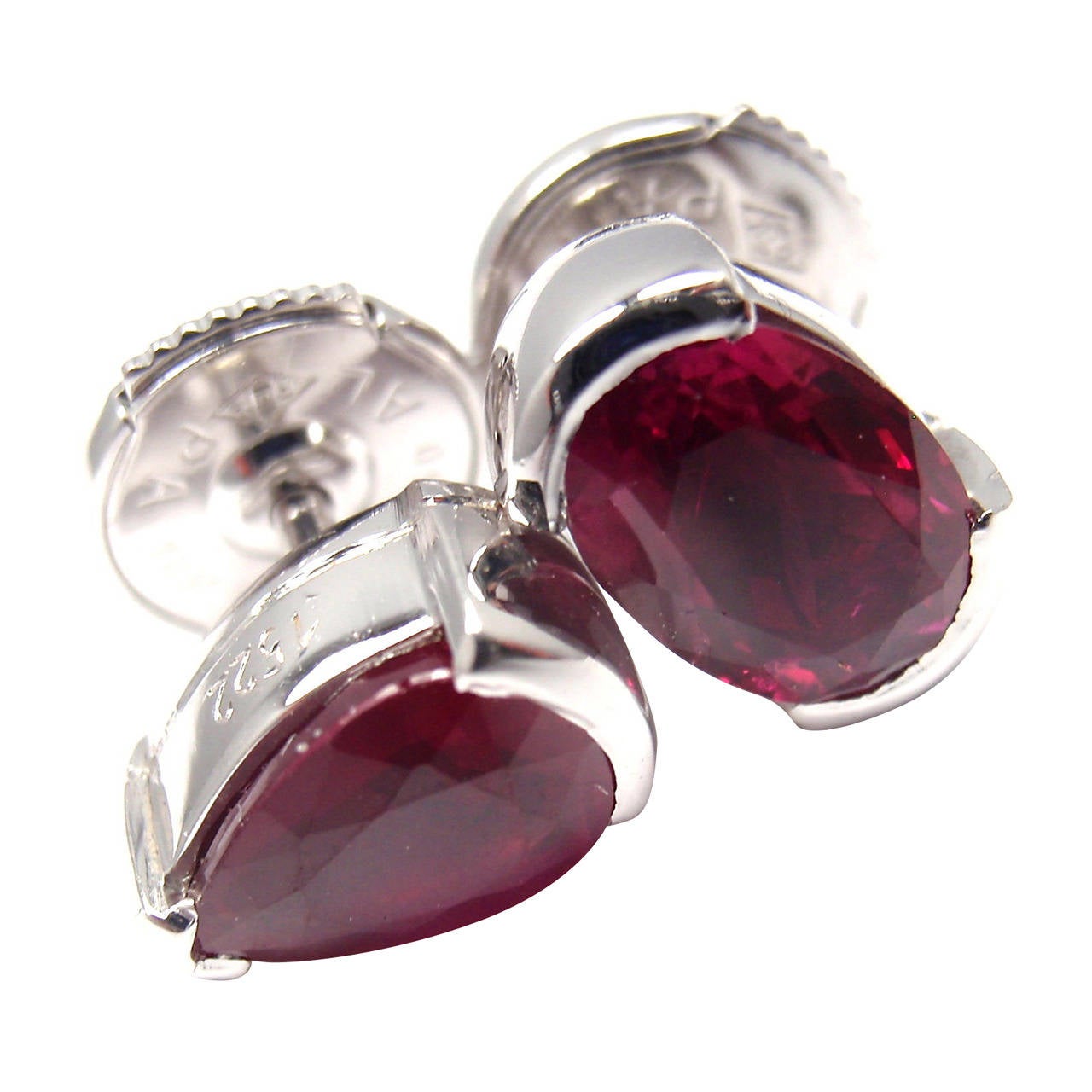 Cartier Meli Melo Ruby Gold Stud Earrings