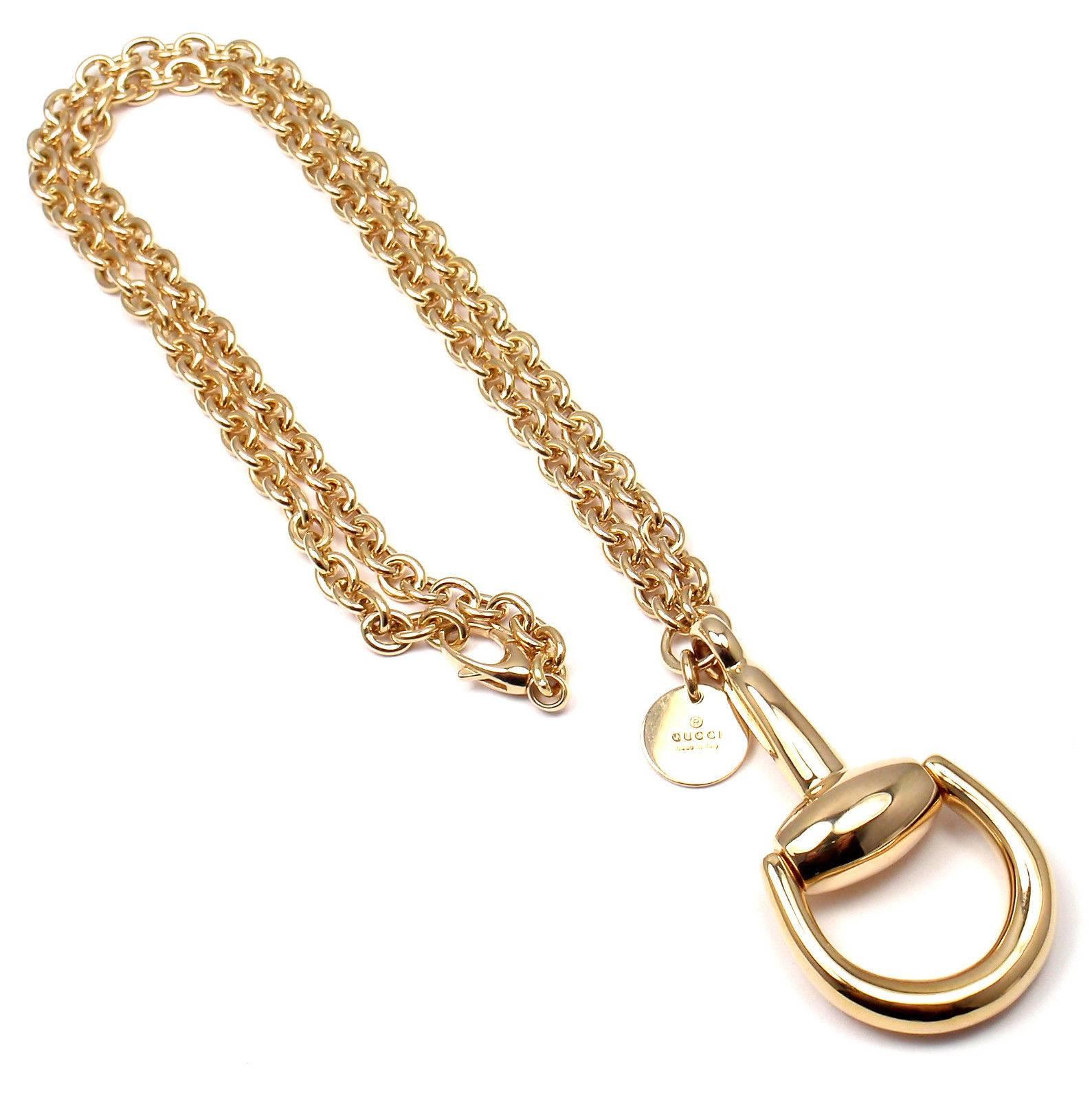 horsebit gucci necklace