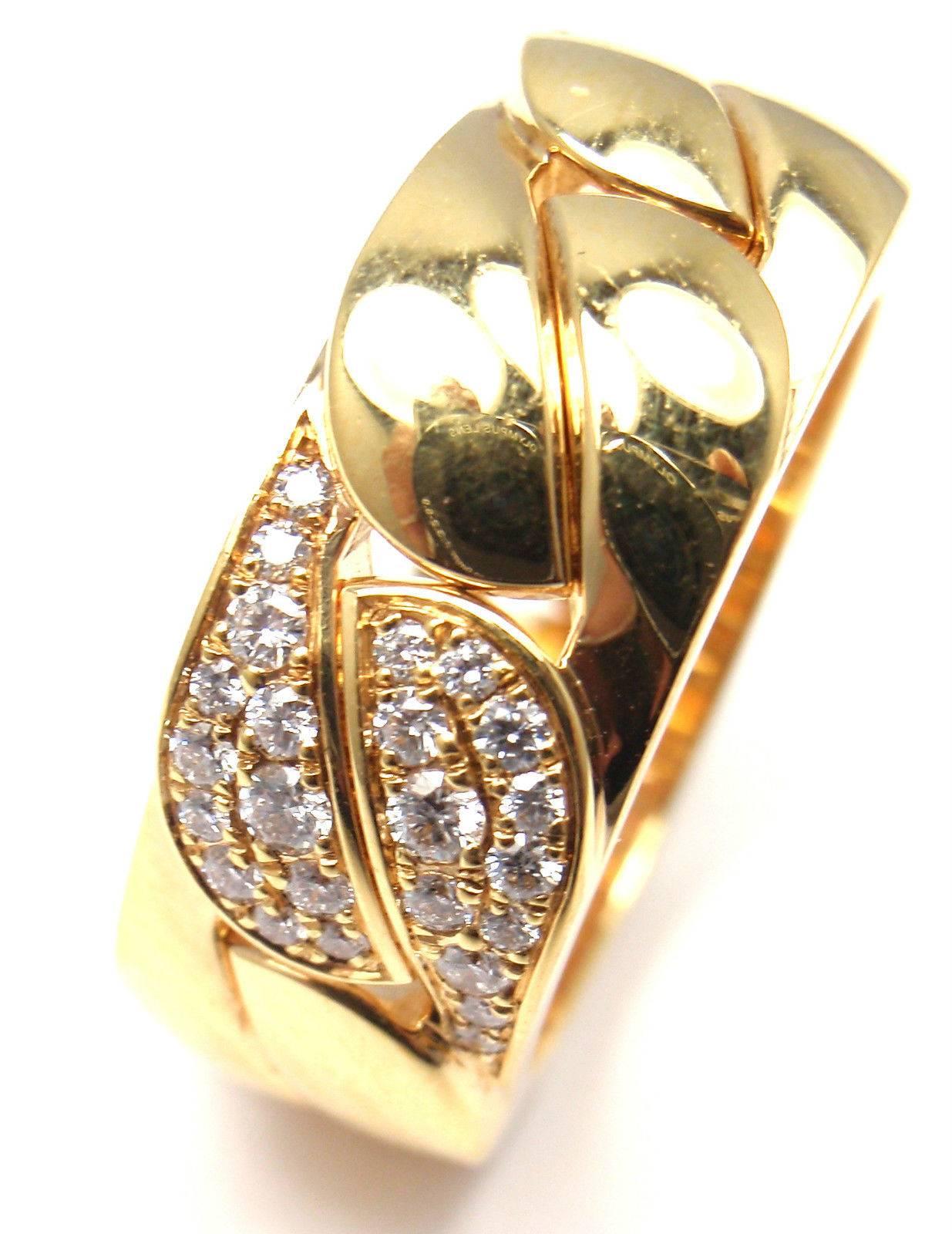 Cartier La Dona Bague jonc en or et diamants 3