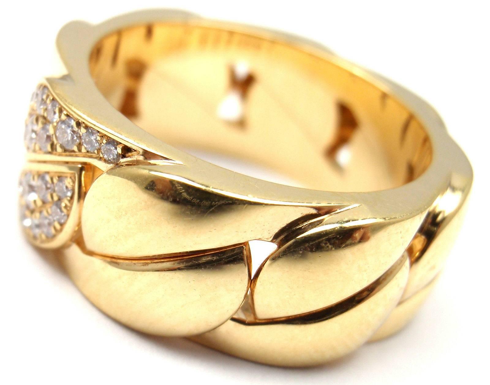 Cartier La Dona Bague jonc en or et diamants 2