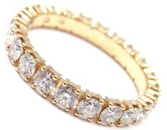 Cartier Diamond Gold Classic Wedding Band Ring