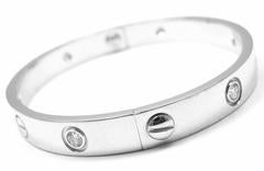 Cartier 6 Diamond Gold LOVE Bangle Bracelet