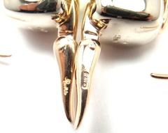 Pomellato Nudo Lemon Quartz Two Color Gold Earrings