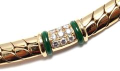 Van Cleef & Arpels Chalcedony Diamond Gold Necklace