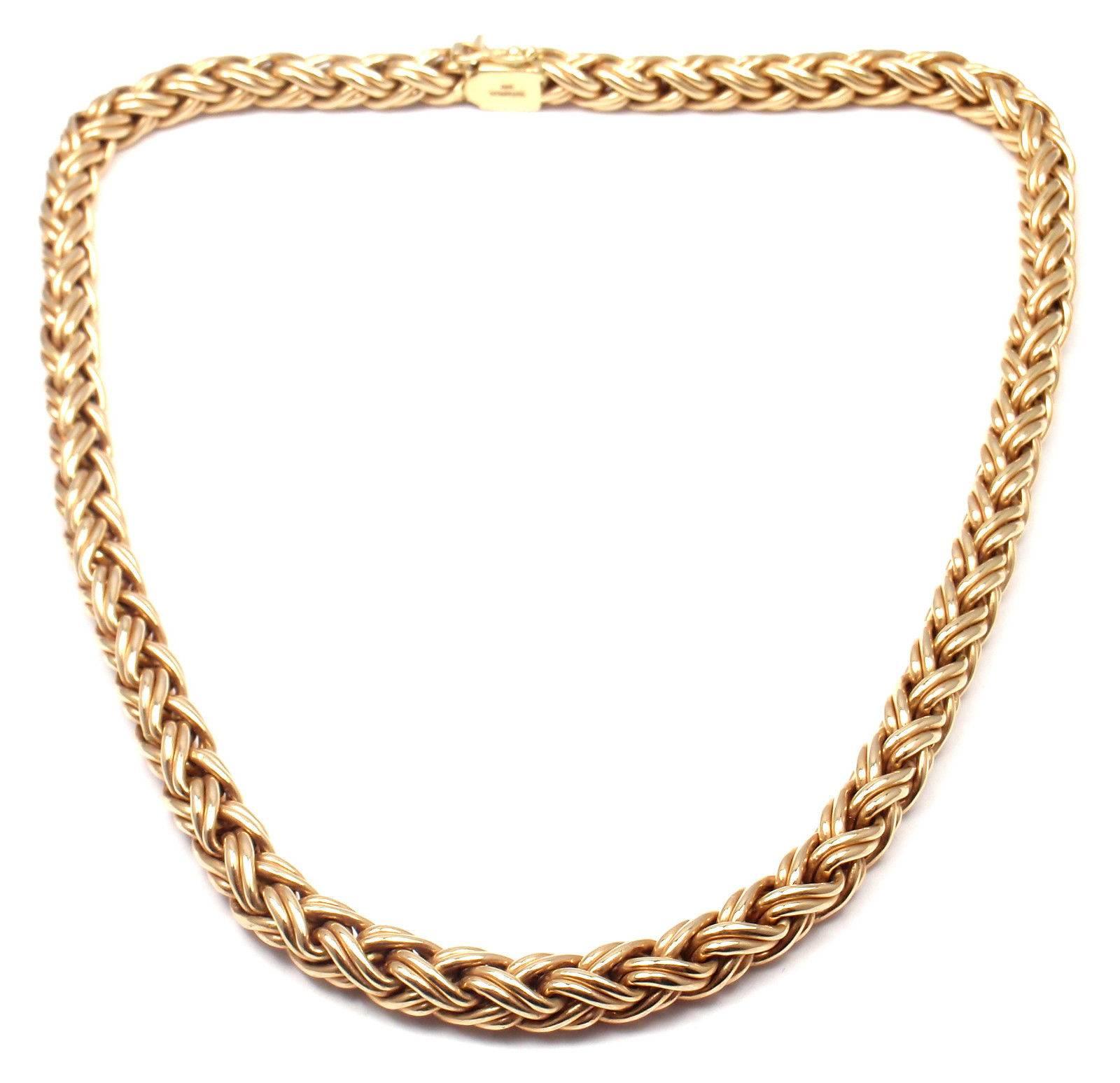 14k Yellow Gold Necklace by Tiffany & Co.  
Details: 
Length: 16