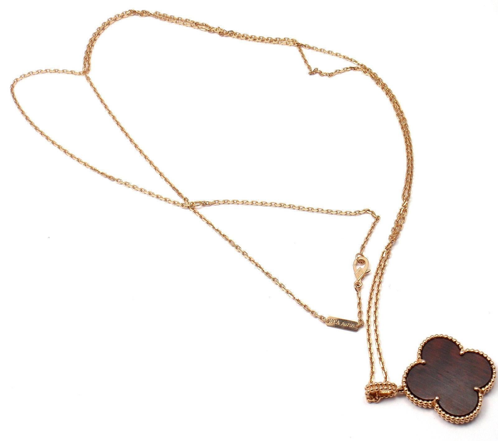 van cleef magic alhambra long necklace