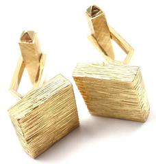 Cartier Yellow Gold Cufflinks