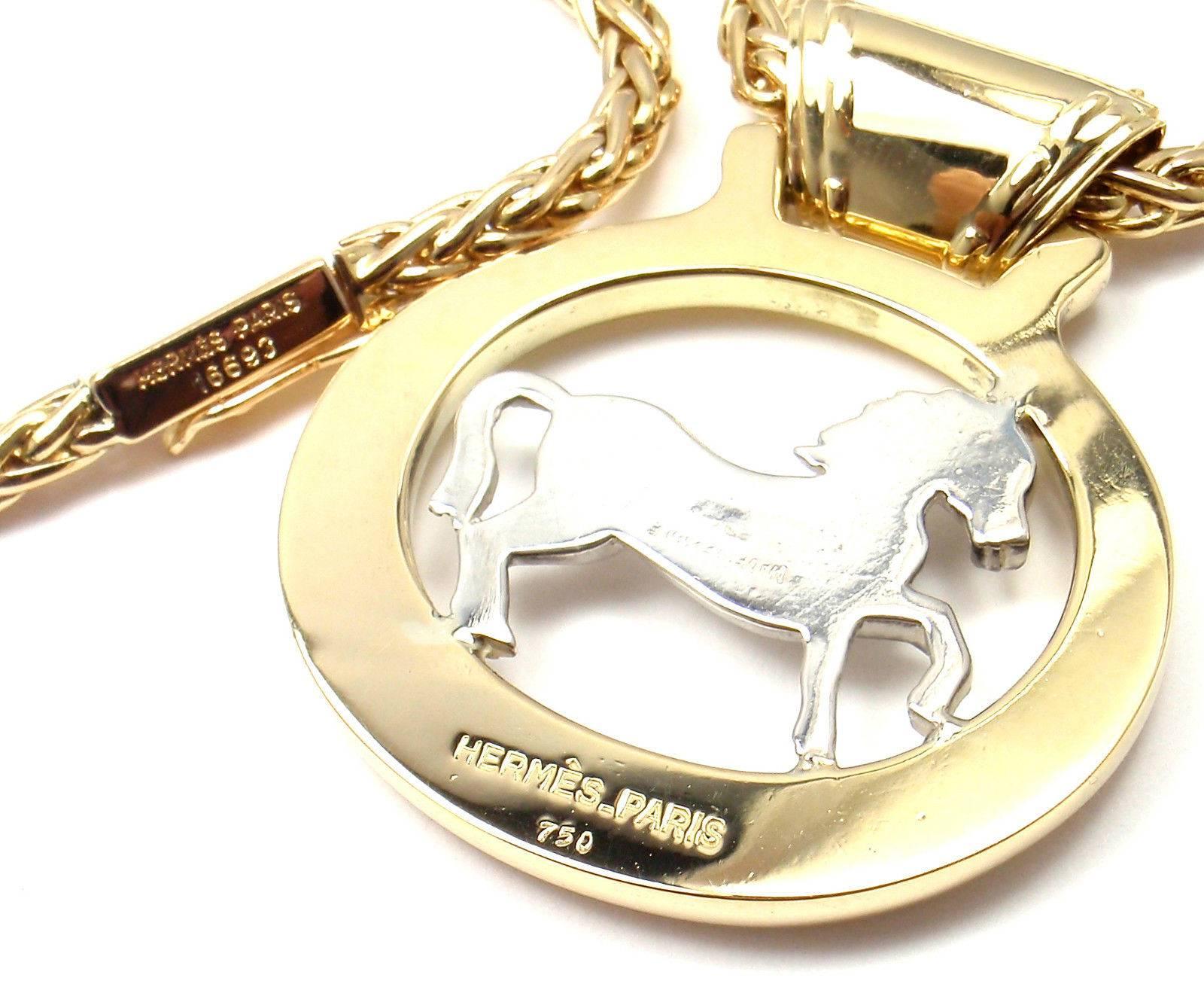 hermes necklace horse
