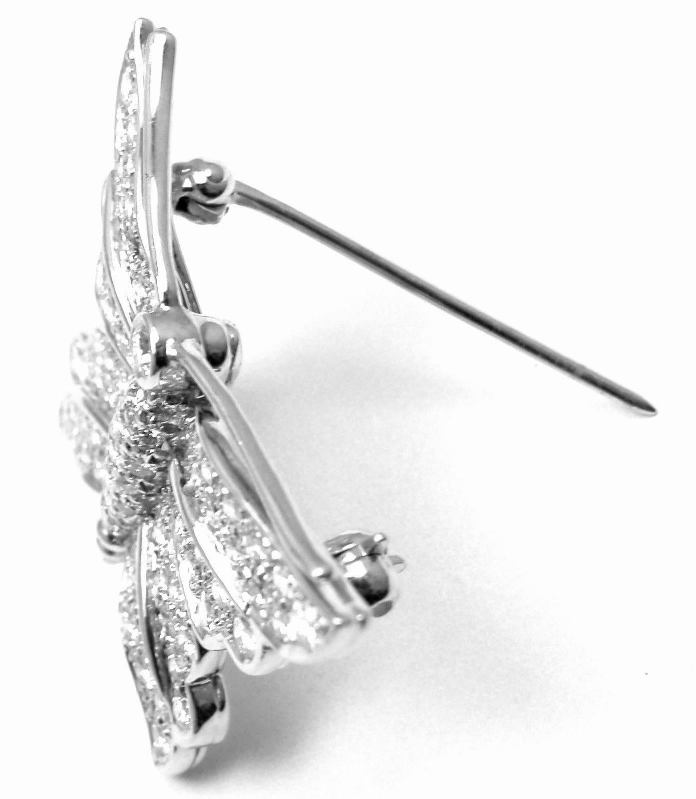 Tiffany & Co. Diamant-Diamant-Platin-Schmetterlingsnadelbrosche im Angebot 1