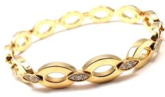 Cartier Diamond Gold Diadea Link Bracelet