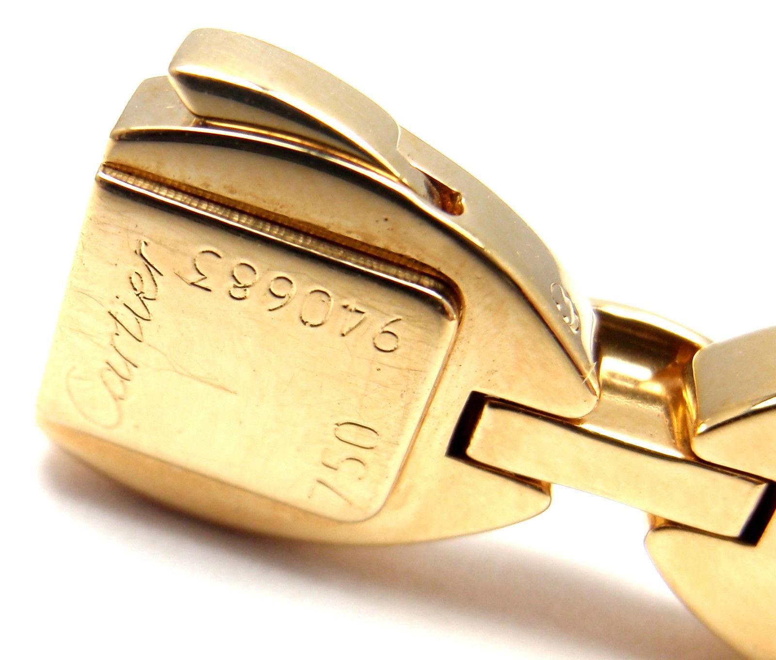 Women's or Men's Cartier Diamond Gold Diadea Link Bracelet For Sale